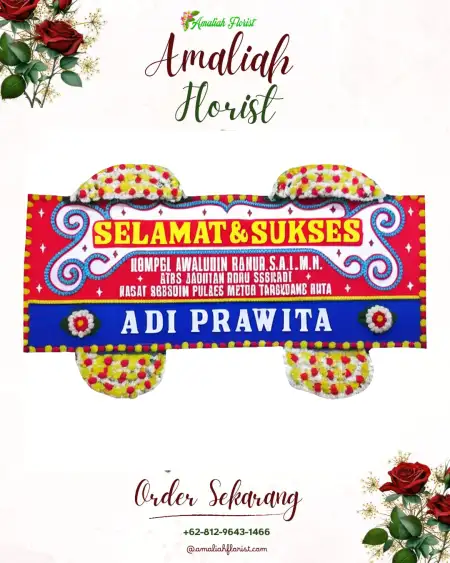 Papan Bunga Ucapan Selamat Abeli